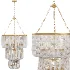 Amanda Light Beaded Tiered Chandelier - Thumbnail 1