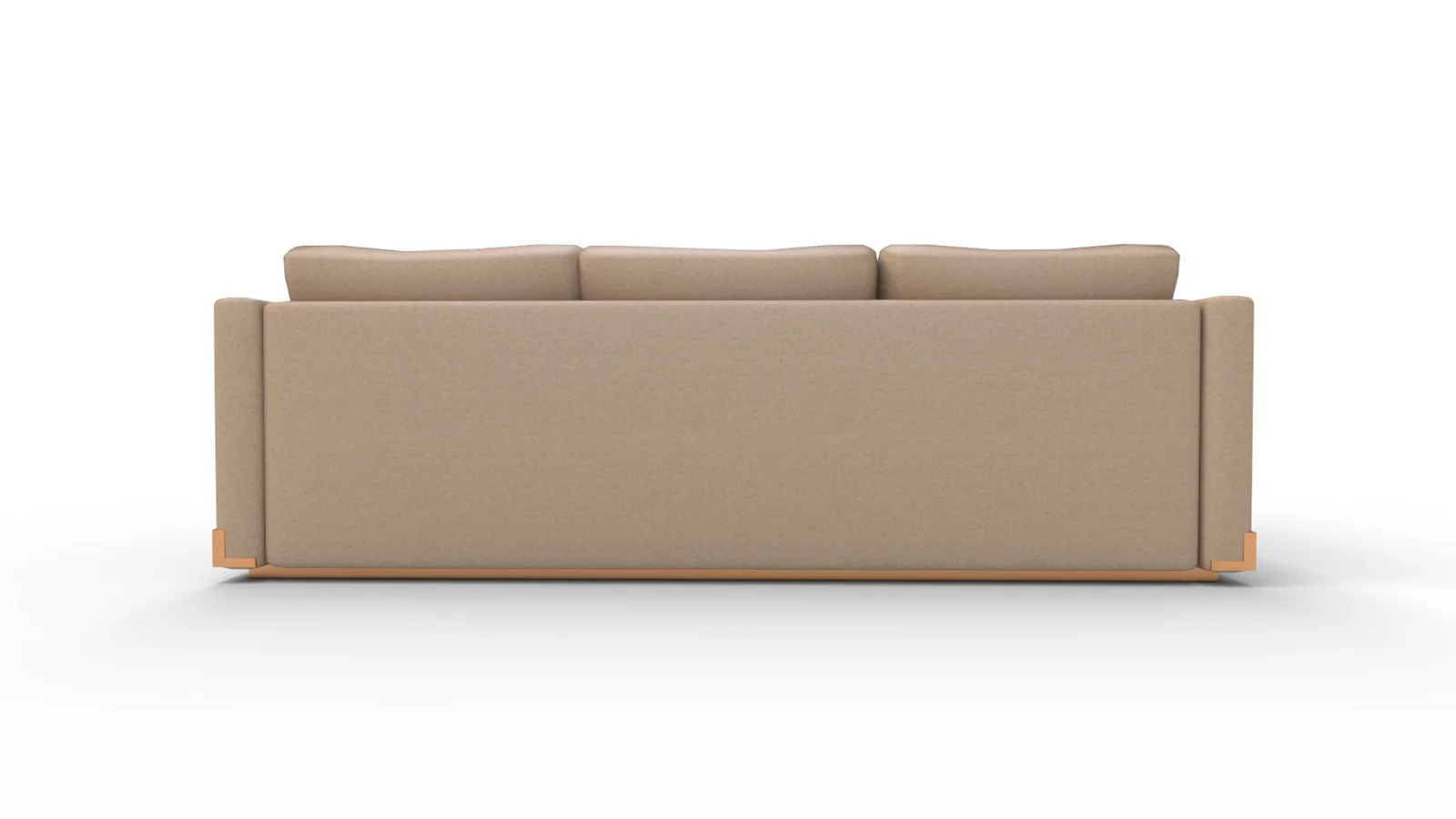 WALKER SOFA FAWN VELVET Image 2