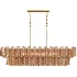 Addis Brass Linear Chandelier - Thumbnail 5