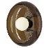 Alistair Retro Glass Bowl Shaped Wall Sconce - Thumbnail 4