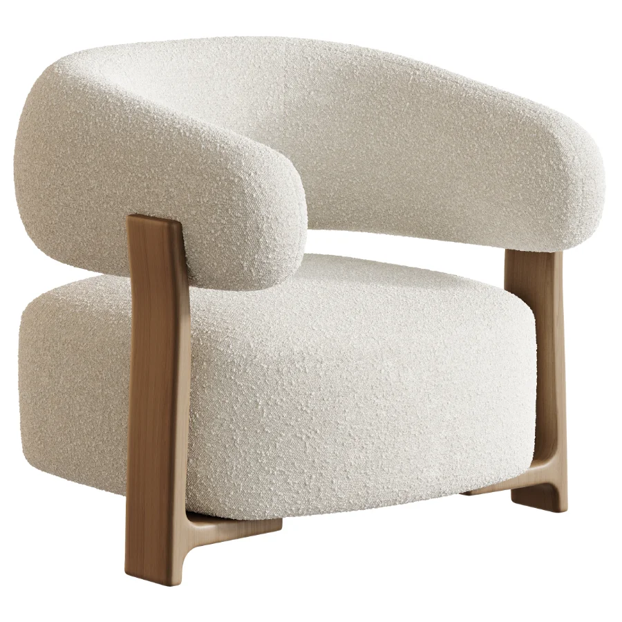 Fauteuil GRANITE – Bruin Walnoot Image 6