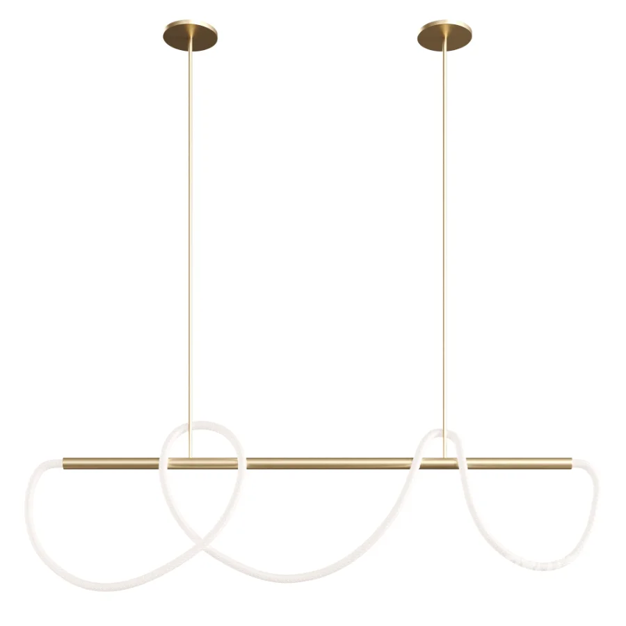 Festif Linear Pendant Lamp by Dbianco vol 1 Image 7