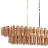 Addis Brass Linear Chandelier - Thumbnail 3