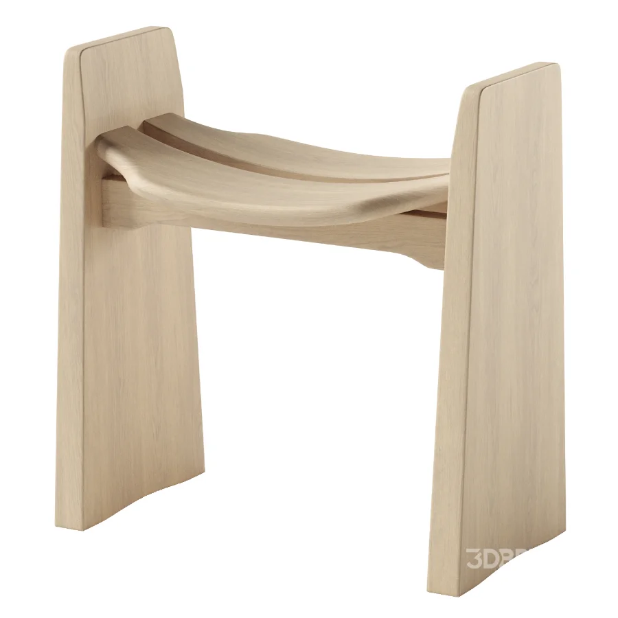 Pine stool Image 4