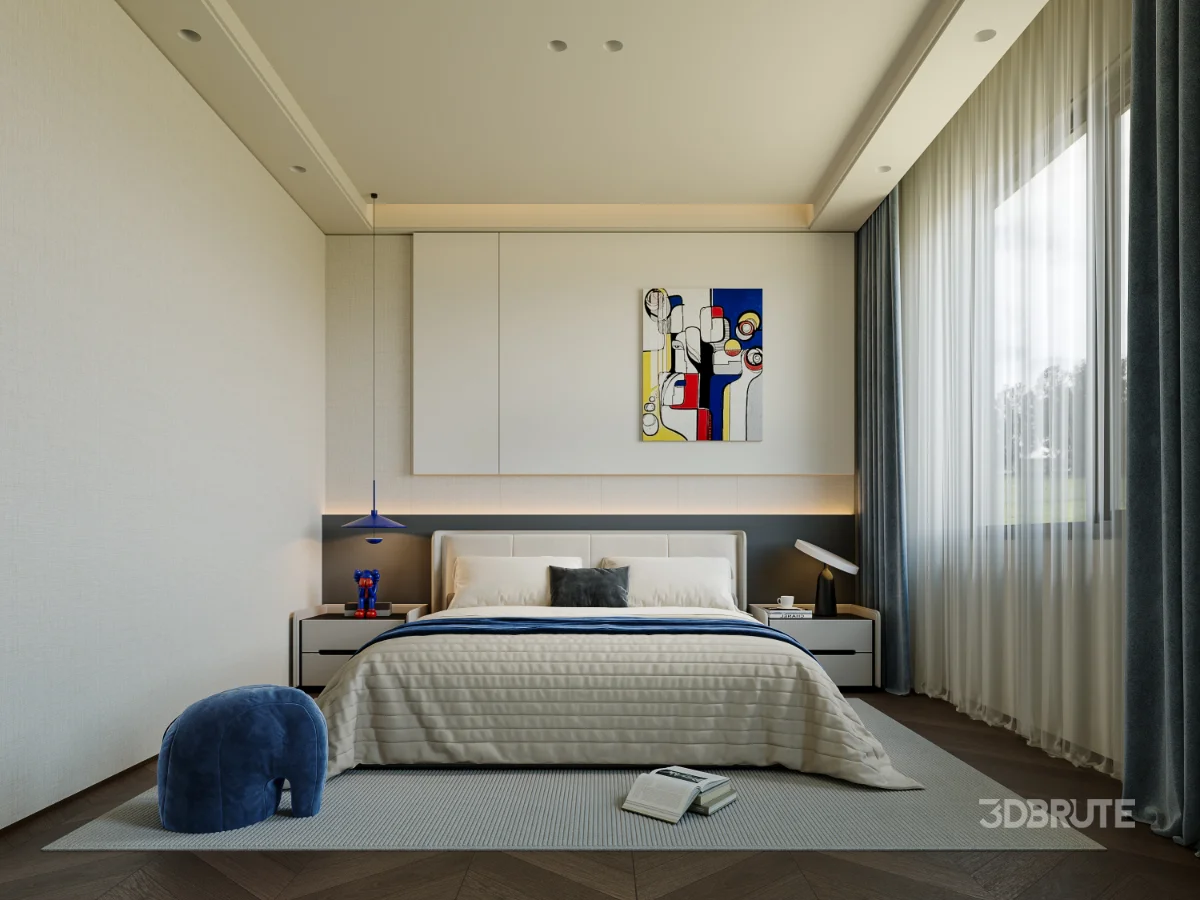 Modern bedroom Image 1