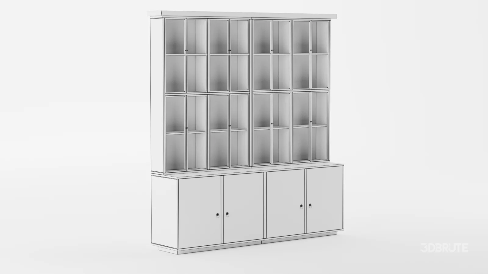 Sarreid Ltd Corner China Cabinet Image 6