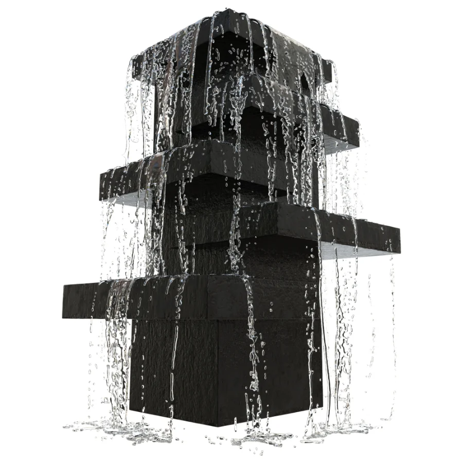 Modern Exterior Fountain Image 3