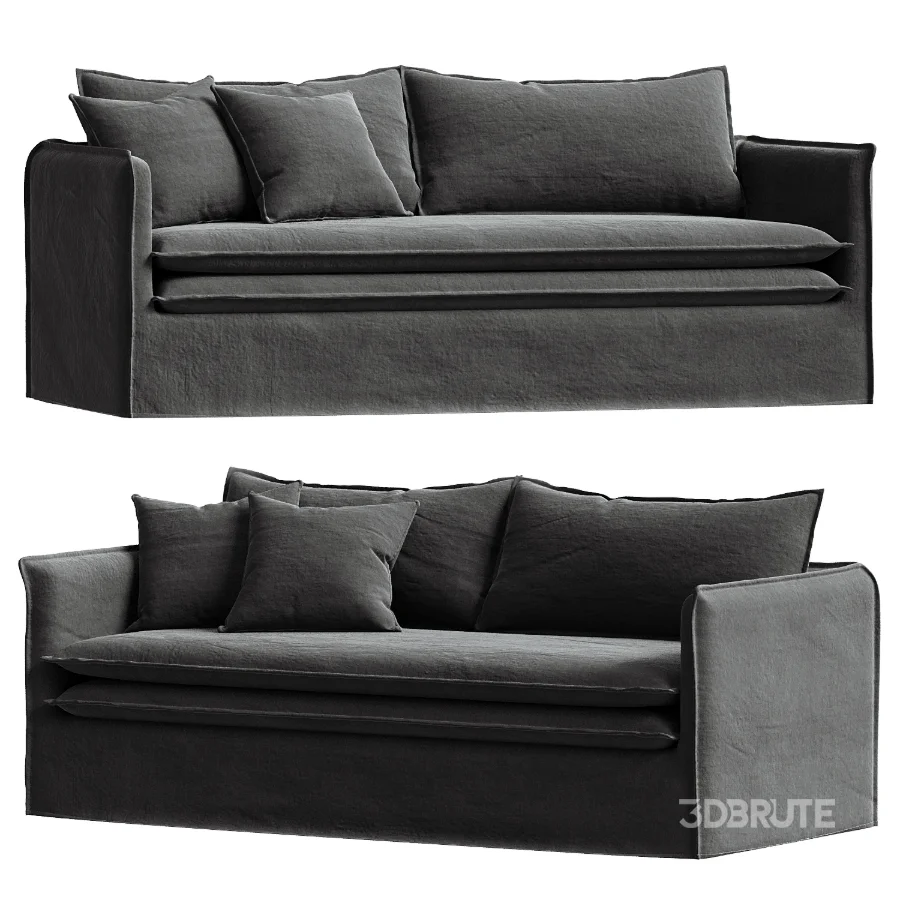 Keiichi Oxford 3 Seater Sofa Image 3