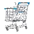 Shopping Trolley with Child Seat - Thumbnail 7