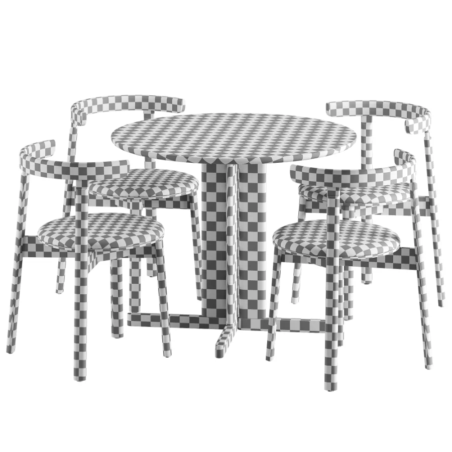 Lunar Chair Trefoil Table Image 7