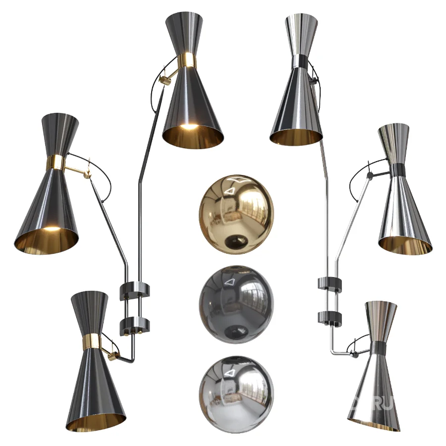 Simone Wall Lamp by Delightfull Image 4