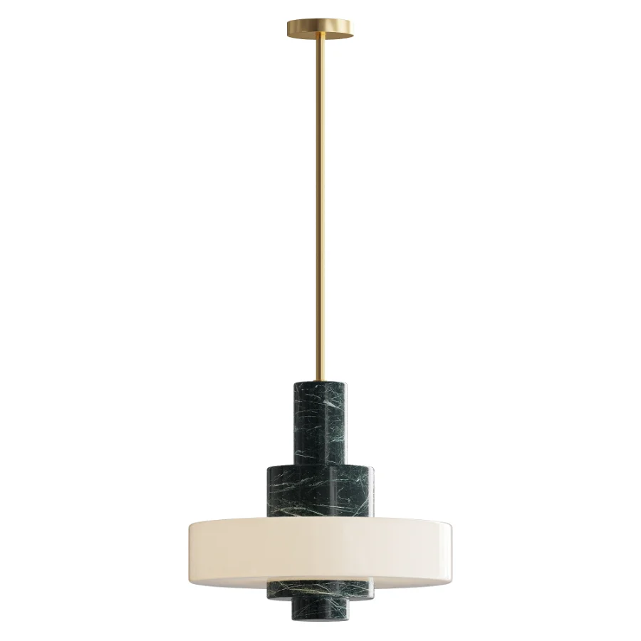 Mercury Green Marble Pendant Lamp Image 2