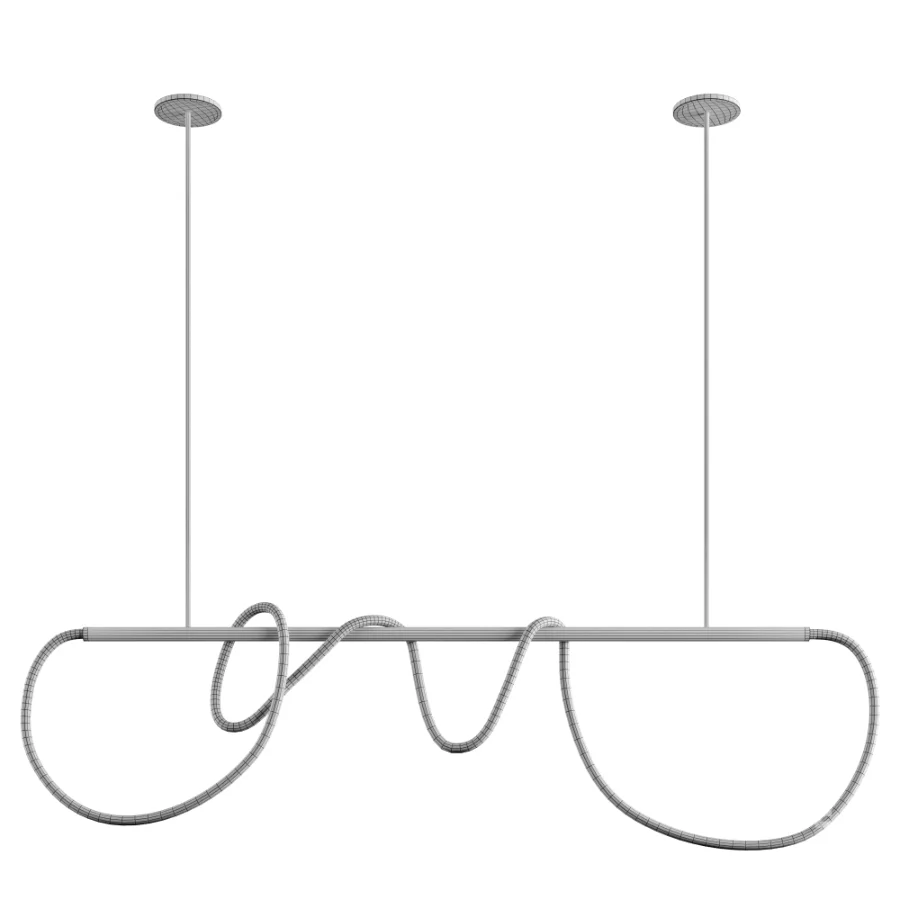 Festif Linear Pendant Lamp by Dbianco vol 2 Image 13