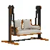 Shashwat 2 Seater Sheesham Wood Cane Swing Chair - Thumbnail 6