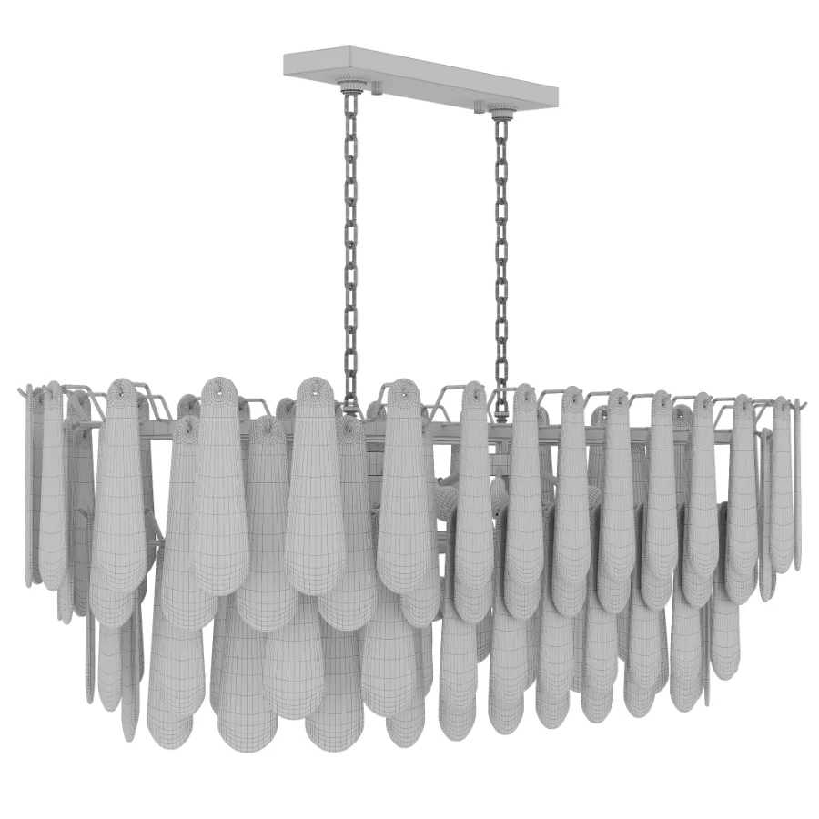 Alabaster Chandelier Pendant Light Image 4