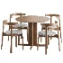 Lunar Chair Trefoil Table - Thumbnail 2