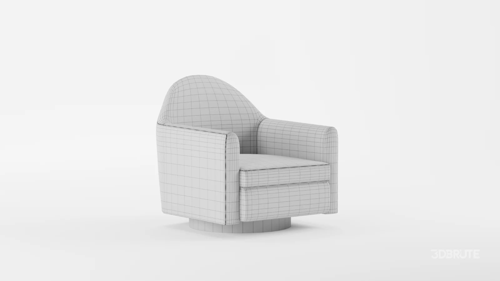 Haven Swivel Chair Poly Performance Velvet Dijon Dark Walnut Image 10
