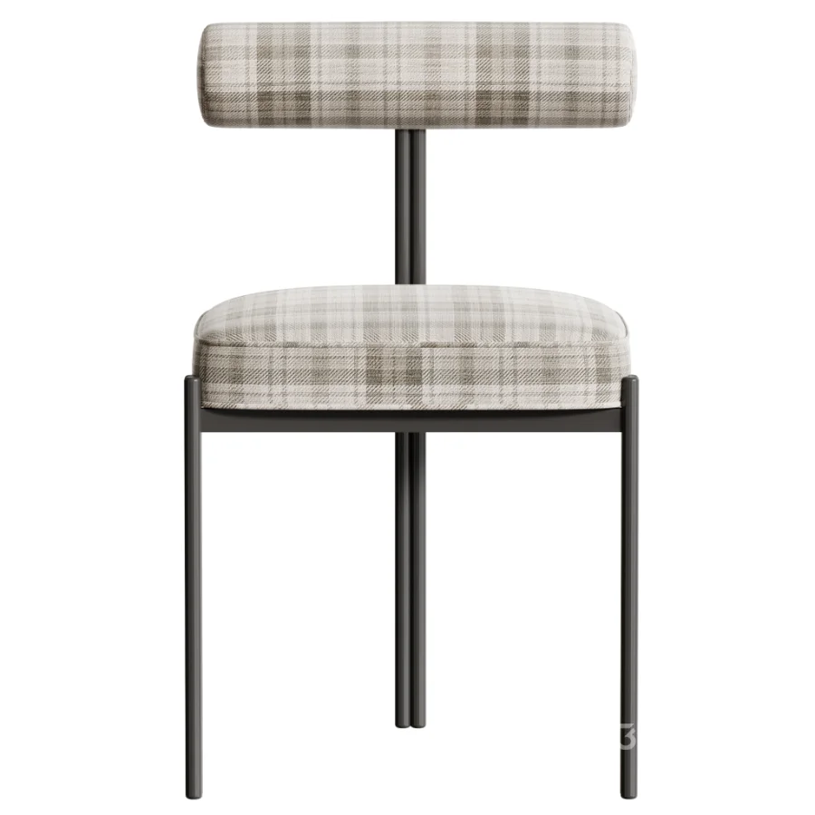 Glam Style Upholstered Dining Chair Image 6
