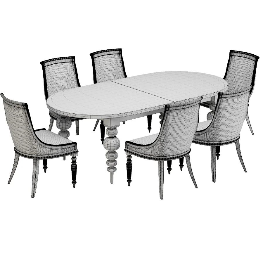 Dinning chair and table367 Image 3