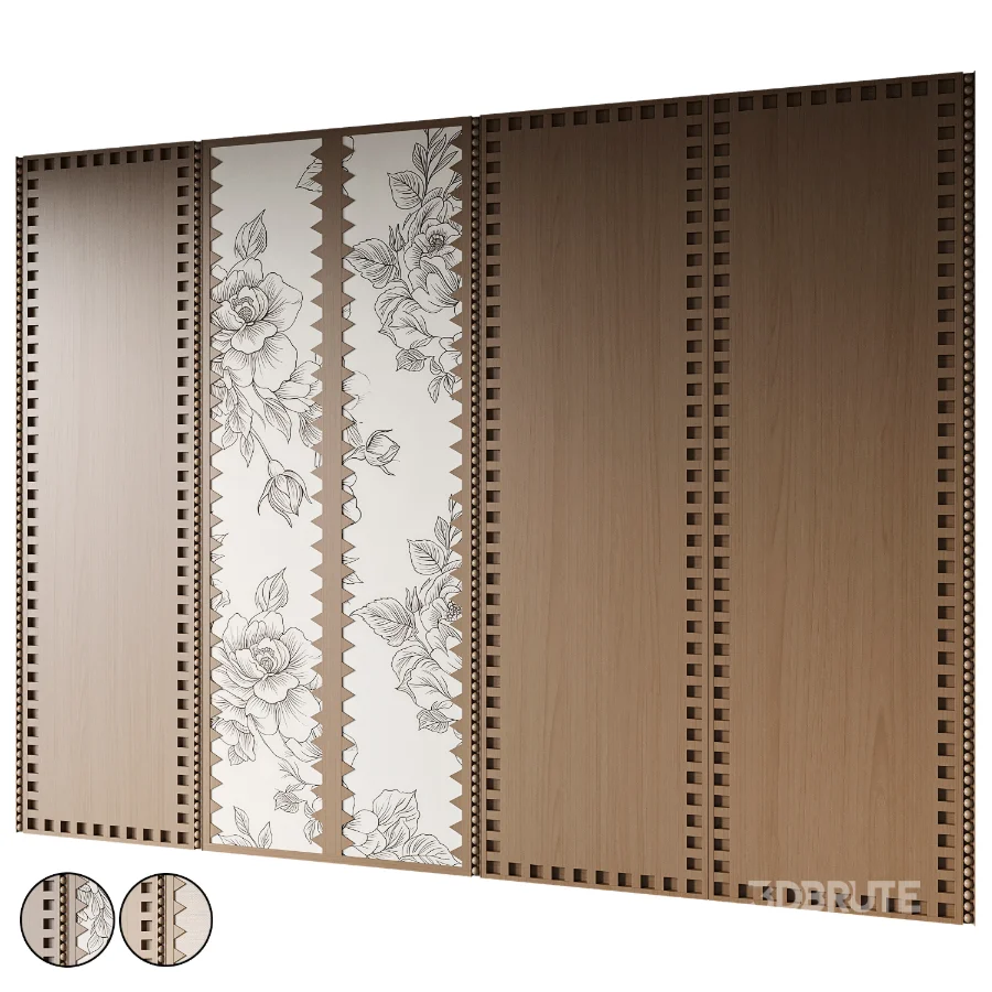Aureline Floral Panels Image 1