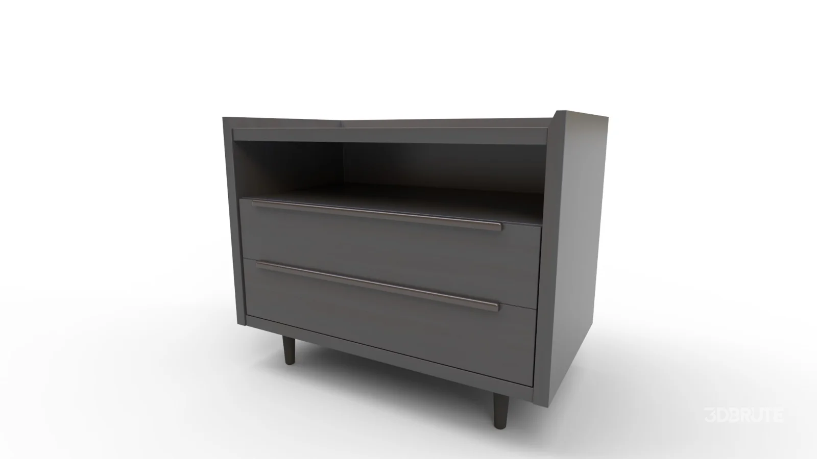 Tate Black Drawer Mid Image 2