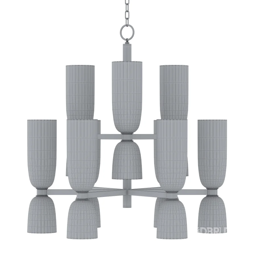 Azalea medium two-story chandelier Image 5