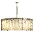 Calamette Modern Glass Round Chandelier - Thumbnail 3