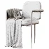 Avont White Performance Fabric Dining Armchair - Thumbnail 5