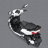 Modern White Electric Scooter - Thumbnail 6