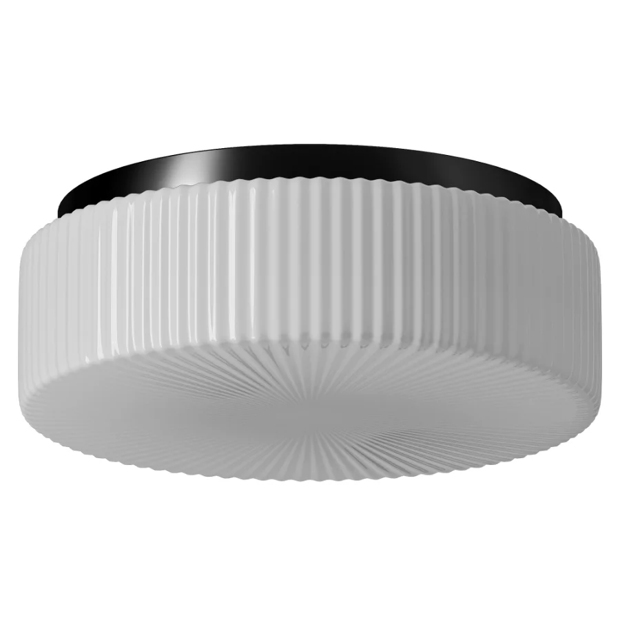 Lumina Flush Mount 14 Brushed Nickel Image 2