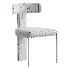 Contemporary Armless Chair with Padded Upholstery - Thumbnail 7