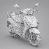 Modern White Electric Scooter - Thumbnail 12