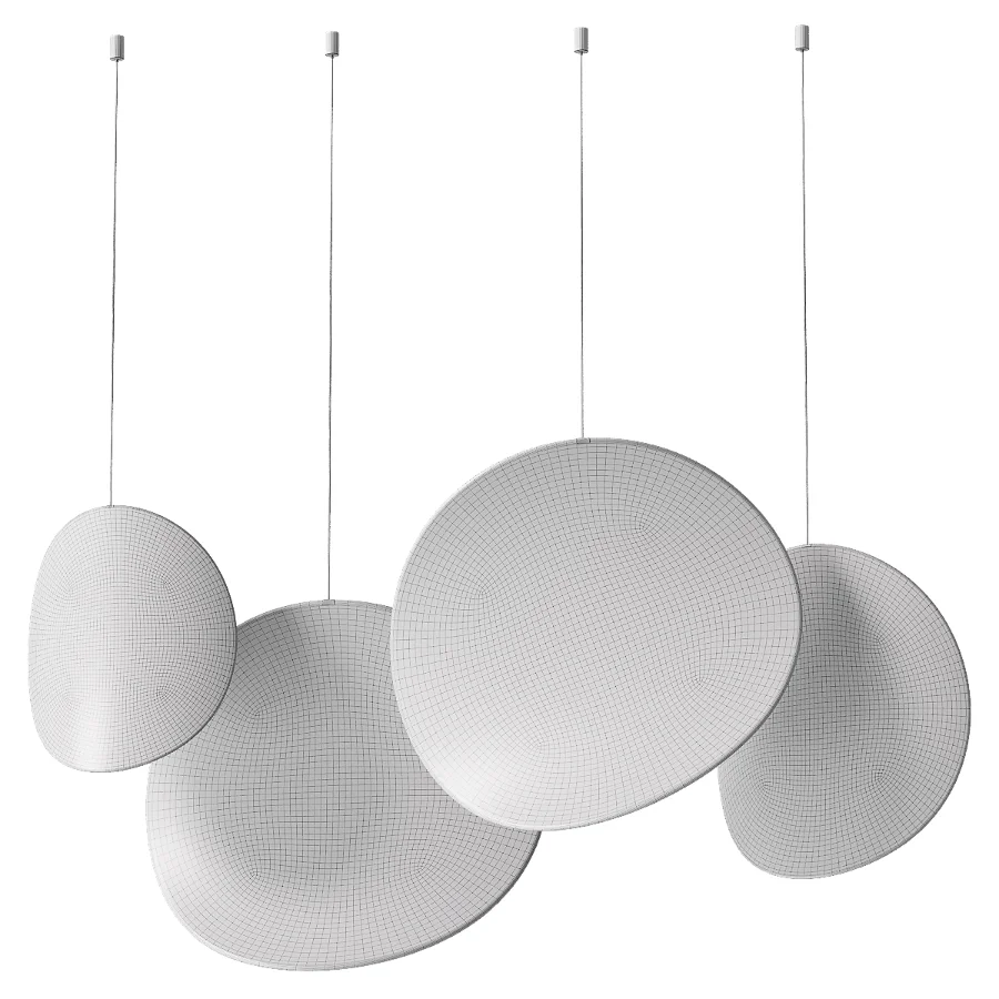 IIII 09 Led Fabric Pendant Lamps Image 3
