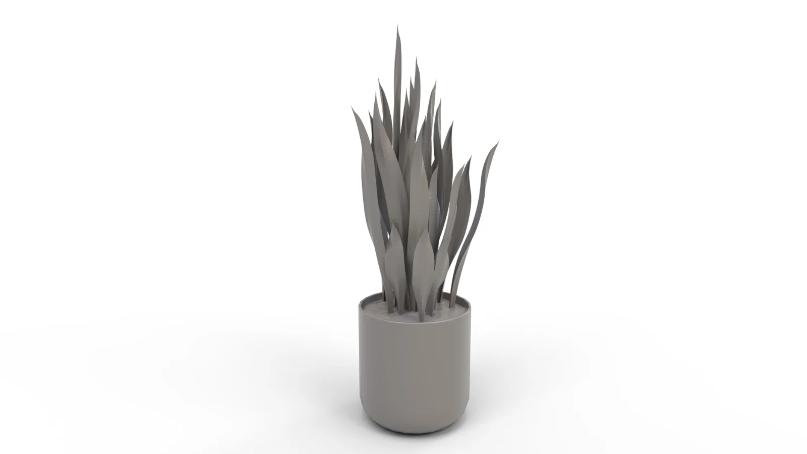 Artificial Snake Plant Plantin Planter Image 4