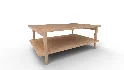 Coffee Table with Shelf - Thumbnail 7
