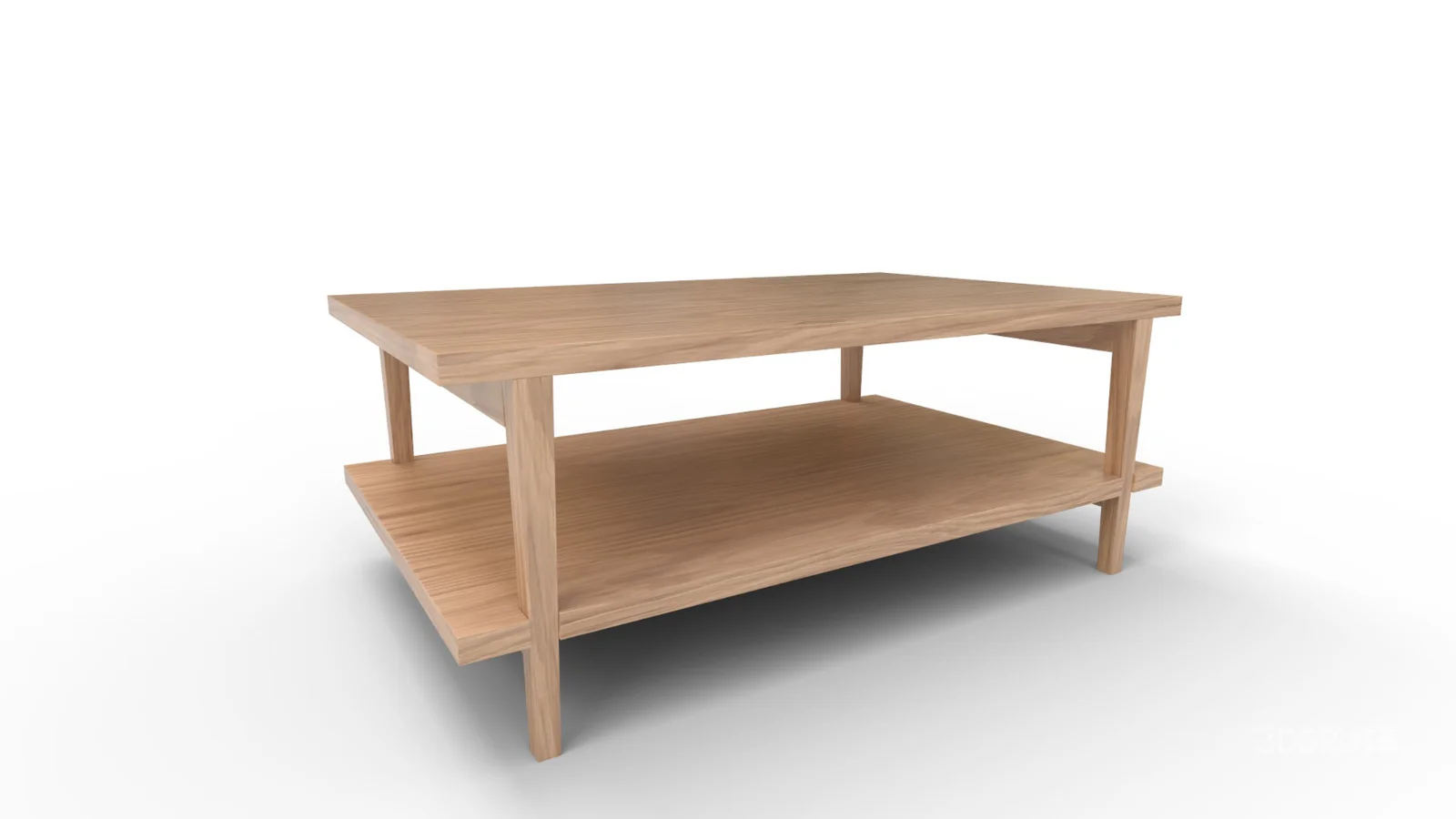 Coffee Table with Shelf Image 7