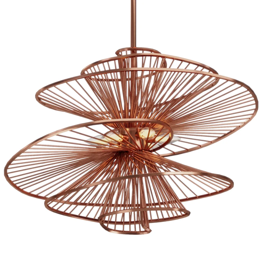 Ribbon Swirl Chandelier Image 9