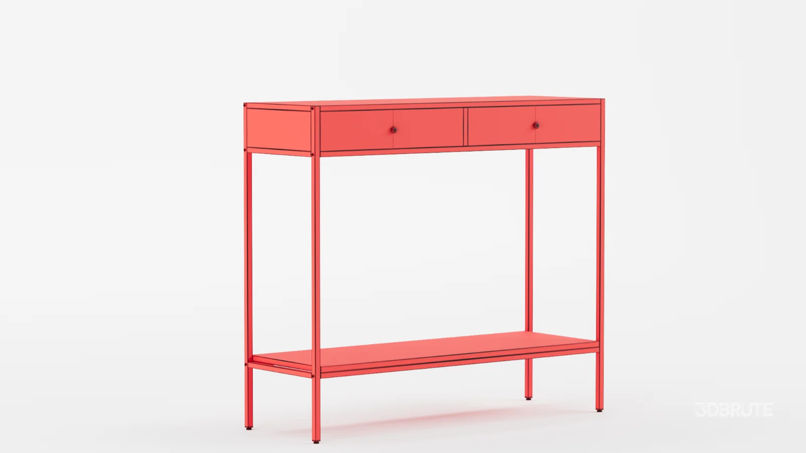 Coffee Table 2 Tier Console Table Image 11