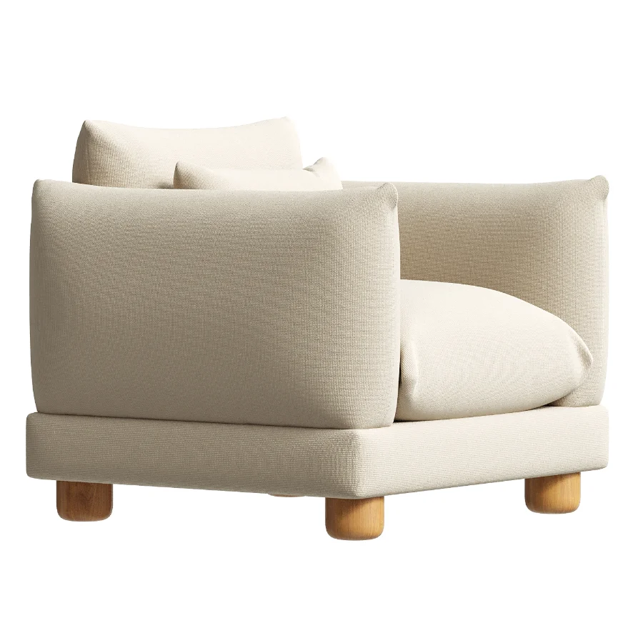 Chelse Upholstered Club Chair Image 2