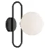 Glass Ball Bedside Wall Lamp Fashion Retro Brass - Thumbnail 2