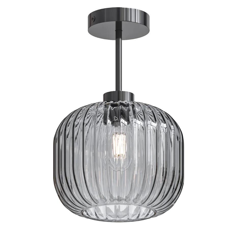 Grey Briz Ceiling Flush Fitting Light Image 5