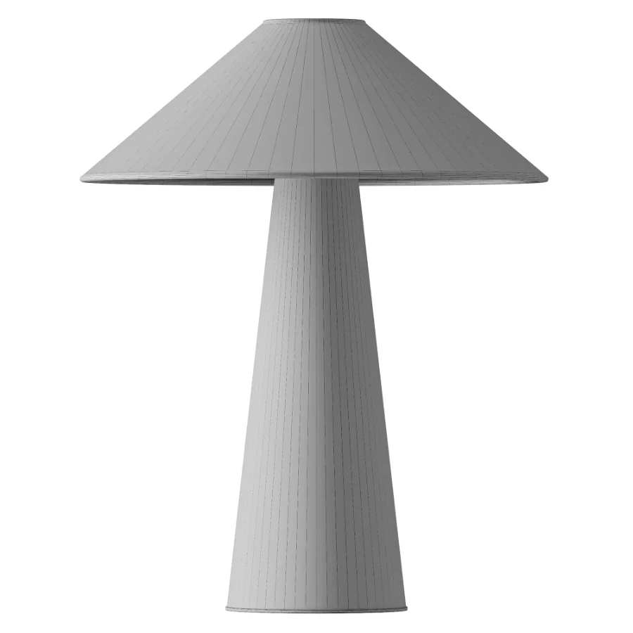 Large Ilena table lamp made of linen Image 3