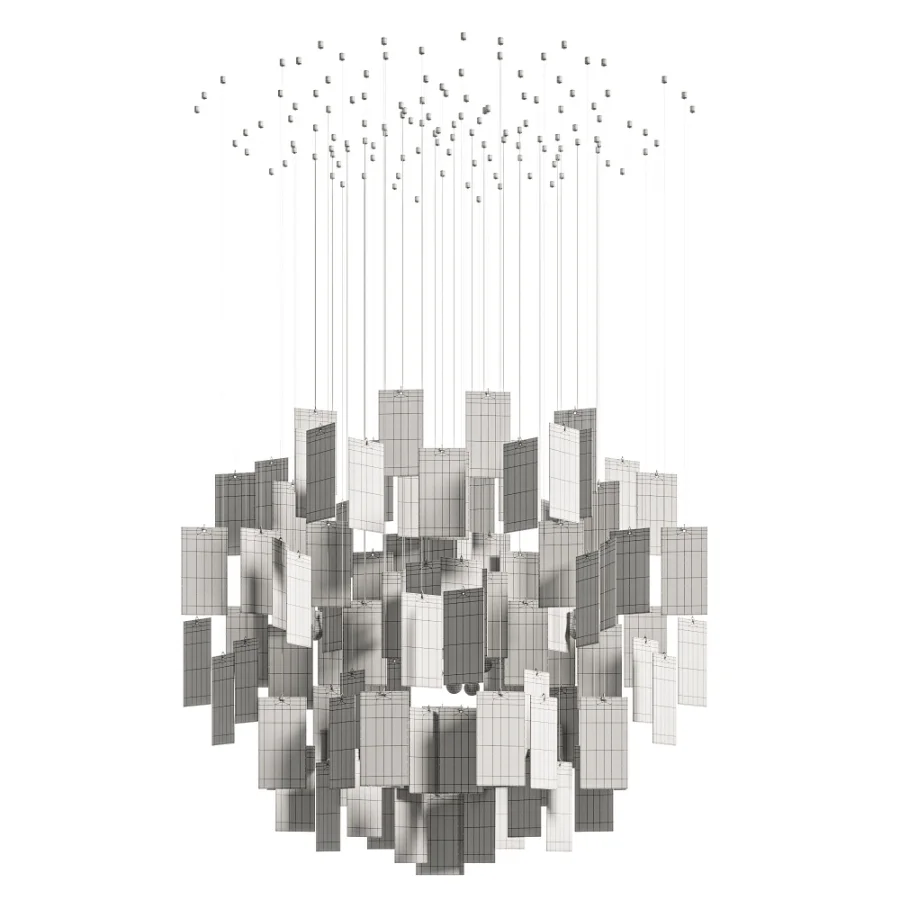 Cumulus White Chandelier Collection Image 4