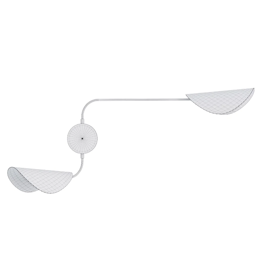 Adjustable metal wall lamp Image 1