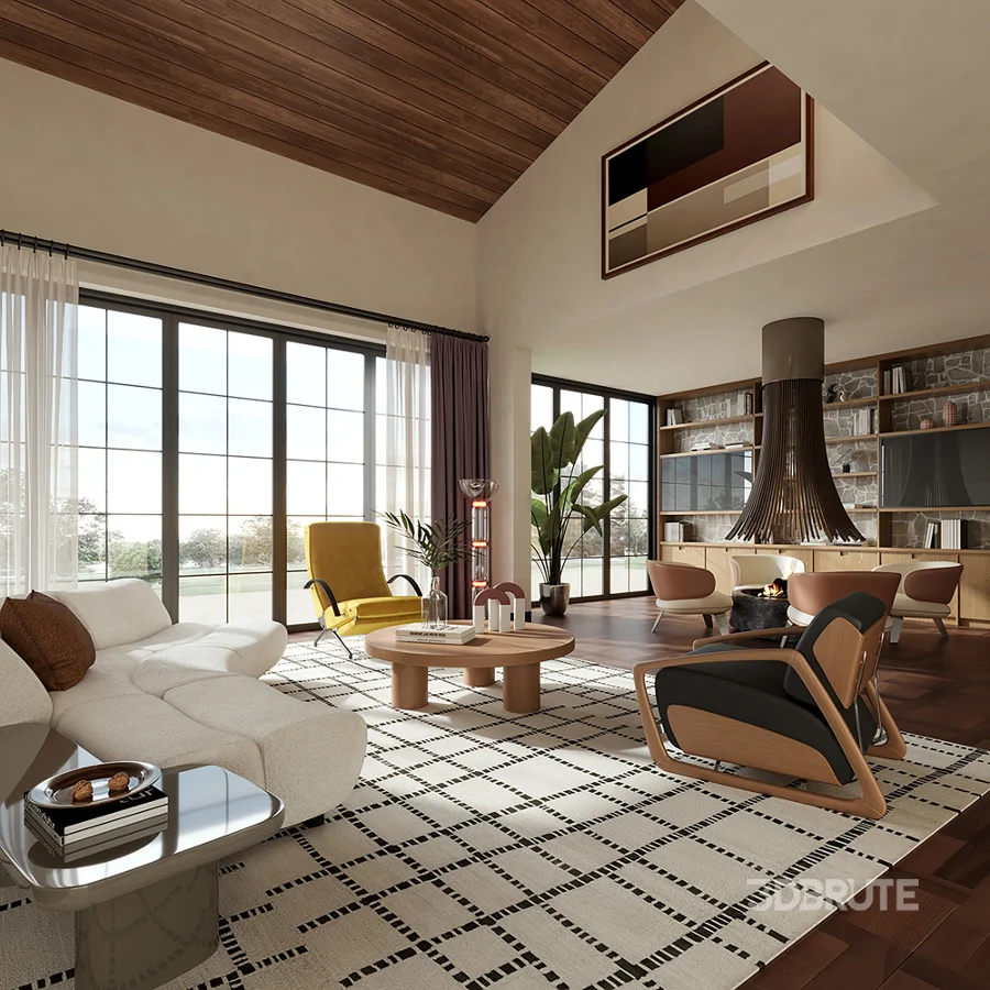 modern living room Image 1