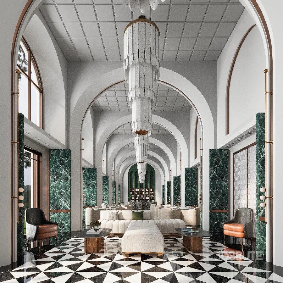 Modern hotel lobby Image 1