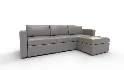 Sectional with Narrow Arm and Storage Ottoman - Thumbnail 5