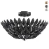 Olive Leaf Semi-Flush Ceiling Light - Thumbnail 1