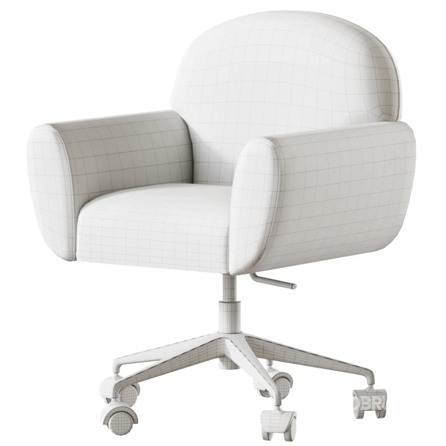 Chrome Office Chair Image 5