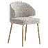 Contemporary Low Back Padded Armless Chair - Thumbnail 4